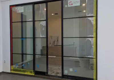 glass door